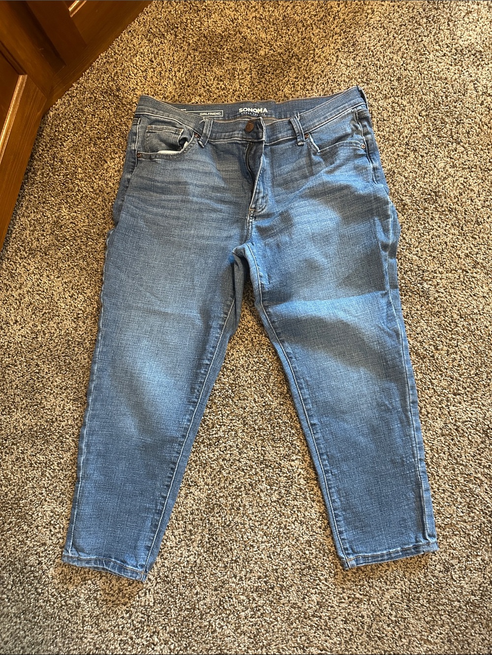 SONOMA Light Wash Denim Capri